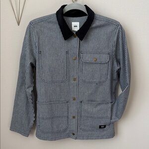 Vans Navy/White Striped Chore Jacket